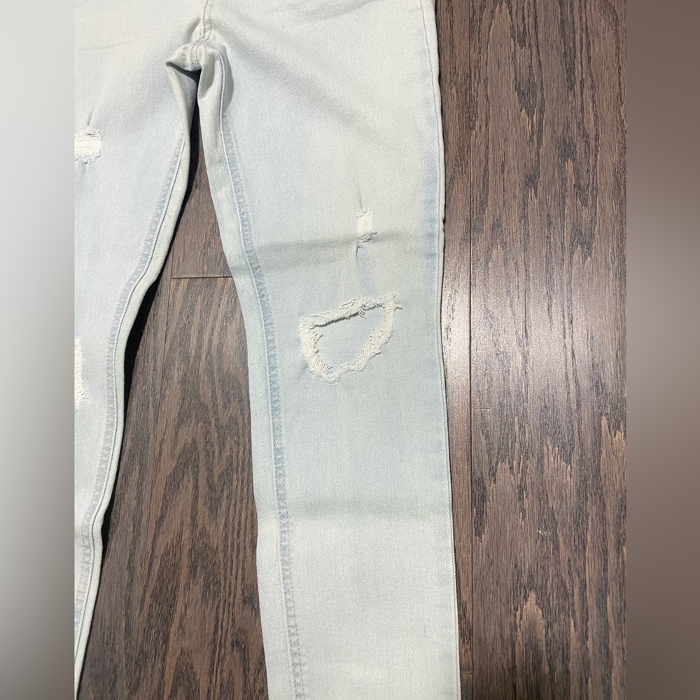 Indigo Rein Women's Light Blue Skinny Jeans - Picture 4 of 9